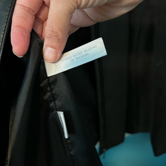 🖤 Ann Taylor Vintage Black Leather Jacket 🖤 - Picture 6 of 9